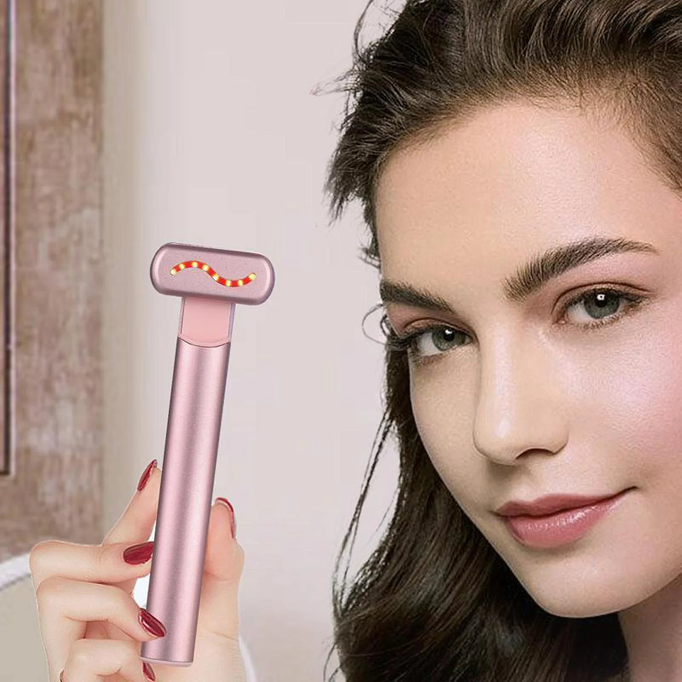 Eye Massager Wand Rechargeable Heated Vibration