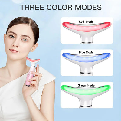 Neck Face Massager Skin Care Face Massage Tool, 3-in-1