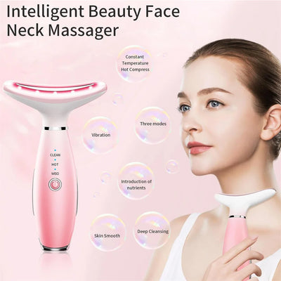Neck Face Massager Skin Care Face Massage Tool, 3-in-1