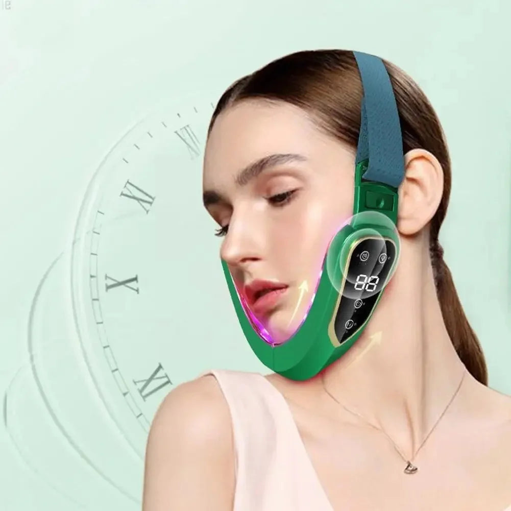 Rechargeable USB Chin Massager for Women, Portable Skin Care
