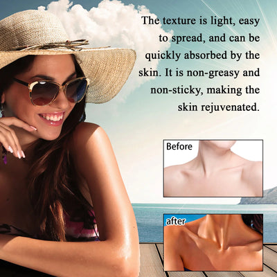 Tanning Accelerator Lotion Summer Bronzer Beach Sunbed Solarium Tanning Improves Uneven Skin Tone Lasting Moisturizing Tan Cream